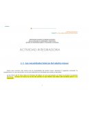 SISTEMA DE UNIVERSIDAD ABIERTA Y EDUCACIÓN A DISTANCIA ACTIVIDAD INTEGRADORA