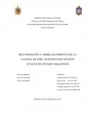 RECUPERACIÓN Y EMBELLECIMIENTO DE LA CANCHA DE JOSÉ ANTONIO PAÉZ PUERTO AYACUCHO ESTADO AMAZONAS