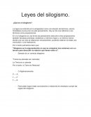 Silogismo es la argumentación en que se comparan dos extremos con un tercero para descubrir la relación que tienen entre s