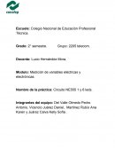 Práctica Medición de variables eléctricas y electrónicas