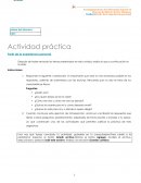 Actividad práctica Partir de la experiencia personal