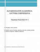 Alfaberizacion academica- Lectura comprensiva Trabajo practico nº 3