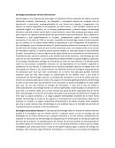 Estrategia de producto/ servicio internacional