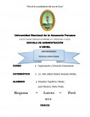 Organización y Dirección Empresarial