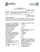 Una prueba de linguística