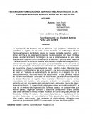 “SISTEMA DE AUTOMATIZACION DE SERVICIOS EN EL REGISTRO CIVIL DE LA PARROQUIA MANTECAL, MUNICIPIO MUÑOZ DEL ESTADO APURE.”