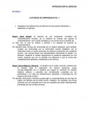 Establecer dos definiciones de Derecho de dos autores diferentes, y establecer un ejemplo