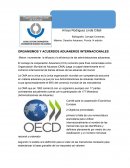 ORGANISMOS Y ACUERDOS ADUANEROS INTERNACIONALES