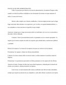 POLITICAS DE INPI ADMINISTRACIÓN