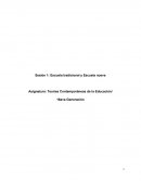 Tablas descriptivas. Teorías Contemporáneas de la Educación