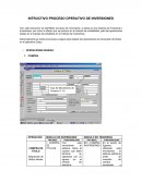 EL INTRUCTIVO PROCESO OPERATIVO DE INVERSIONES