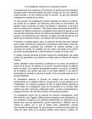 La investigaciòn educativa en el quehacer docente