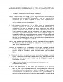 LA GLOBALIZACIÓN DESDE EL PUNTO DE VISTA DE JOAQUÍN ESTEFANÍA