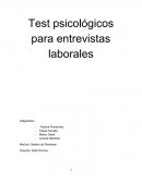 Un tipo de Test psicológicos para entrevistas laborales