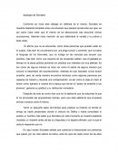 Tema de ensayo: Apología de socrates