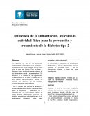 Influencia de la alimentación junto con el ejercicio físico para el tratamiento y prevención de la Diabetes tipo 2