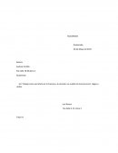 Un ejemplo de Trabajo como secretaria en la Curacao y que le cancelan su sueldo del mes de enero