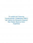 El modelo de E-learning Constructivista Colaborativo (MEC) del Instituto de Educación Superior Max Weber (Buenos Aires- Argentina)