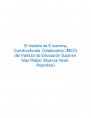 El modelo de E-learning Constructivista Colaborativo (MEC) del Instituto de Educación Superior Max Weber (Buenos Aires- Argentina)