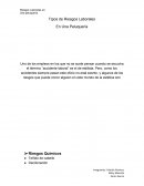 Tipos de riesgo en el trabajo de una peluquería
