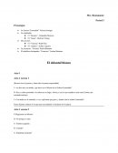 El delantal Blanco guion