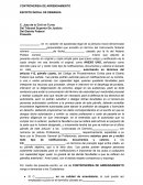 EL Escrito inicial demanda controversia de arrendamiento