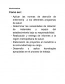 Administrativas Funciones de la enfermeria