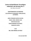 LOS SISTEMA DE SUSPENSION Y DIRECCION DEL AUTOMOVIL