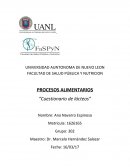 PROCESOS ALIMENTARIOS “Cuestionario de lácteos”