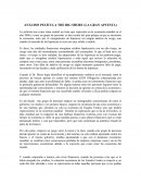 ANÁLISIS PELÍCULA THE BIG SHORT (LA GRAN APUESTA)