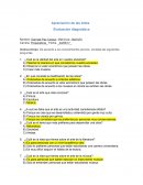 Artes Evaluación diagnóstica