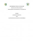 TODAS LAS FUNCIONES APLICADAS EN LAS INGENIERIAS