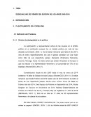 DESIGUALDAD DE GÉNERO EN EUROPA DE LOS AÑOS 2000-2016