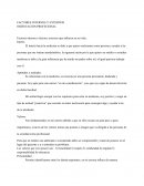 LOS FACTORES INTERNOS Y EXTERNOS DE LA ORIENTACION PROFECIONAL