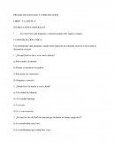 PRUEBA DE LENGUAJE Y COMUNICACIÓN LIBRO: “LA ABUELA”