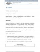 La normativa legal Descripción de la actividad