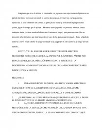 LOS MODELOS ORGANIZATIVOS FORMALES APLICABLES AL CENTRO ESCOLAR. Página 1