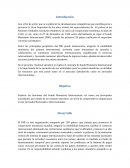 El Resumen Ejecutivo Fondo Monetario Internacional