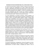 La Necesidad de Educación Emocional en la Educación Actual
