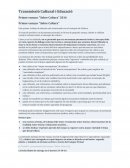 La Transmisión cultural y educación