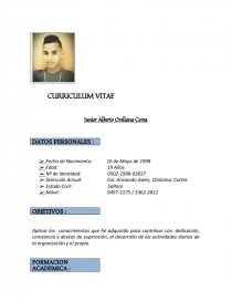 Aplicar los conocimientos que he adquirido para contribuir con dedicación, constancia y deseos de superación, al desarrollo de las actividades diarias de la organización y el propio.. Página 1