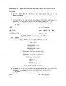 QUIMICA Experimento No.1: apreciación del poder regulador y efecto de la concentración.