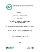 Control automático. Determinación de estabilidad por Routh-Hurwitz
