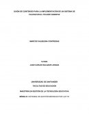 GUIÓN DE CONTENIDO PARA LA IMPLEMENTACIÓN DE UN SISTEMA DE CALIDAD EN EL COLEGIO SUMAPAZ