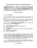 CONTRATO INDIVIDUAL DE TRABAJO POR TIEMPO INDETERMINADO