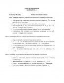 LISTA DE EJERCICIOS DE MATEMÁTICA