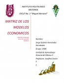 MATRIZ DE LOS MODELOS ECONOMICOS