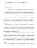 Secuencia didáctica de juegos tradicionales: “Gallito ciego”