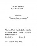 CALENTAMIENTO GLOBAL Proyecto “Elaboración de un ensayo”