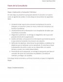 Fases de la Consultoría Etapa 1 Exploración y Evaluación Preliminar